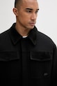 Filling Pieces kurtka męska z wełną Box Varsity czarny 422560501227