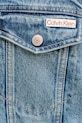 Rifľová bunda Calvin Klein Jeans LV04RD737G modrá