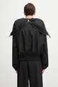Rick Owens DRKSHDW kurtka Cropped Alice Parka czarny DU02E7781.NCV