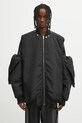 Rick Owens DRKSHDW kurtka bomber Convertible Jumbo Peter Flight czarny DU02E7789.NCV