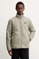 adidas kurtka Bsc Climawarm 3 bez kaptura zielony JX7760