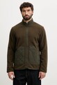 Barbour bluza polarowa LOWICH bez kaptura zielony MFL0211