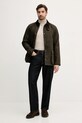 Barbour kurtka wełniana BEDALE MWO0288 brązowy AW25