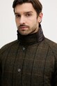 Barbour kurtka wełniana BEDALE brązowy MWO0288