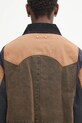 Andersson Bell kurtka Patchwork Washed awa716m brązowy