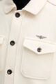 Aeronautica Militare giacca camicia con aggiunta di cotone AC0035UL00902 beige