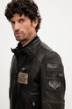Aeronautica Militare kurtka skórzana PN0962U100839 brązowy