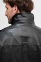 Δερμάτινο μπουφάν BOSS Orange 50547511 μαύρο