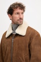 Μπουφάν BOSS Orange καφέ 50547567