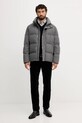 BOSS kurtka puchowa z dodatkiem wełny 50540465 szary AW25
