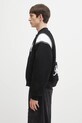 RHUDE kurtka bomber z dodatkiem wełny Regista bomber RHFW25JA01841 czarny AW25