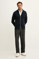 Marc O'Polo kardigan bawełniany M28502361026 granatowy AW25