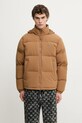 Пухова куртка Lacoste з утепленням коричневий BH5154