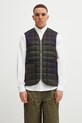 Barbour bezrękawnik puchowy Reversible Down Filled Liner zielony MLI0060SG71