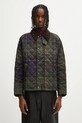 Barbour kurtka Tartan Transport Quilted Jacket bez kaptura zielony MQU1869TN14