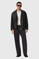 Δερμάτινο μπουφάν AllSaints BRADFORD M005LD μαύρο