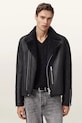AllSaints kurtka biker skórzana CORREZ bez kaptura czarny M022LD