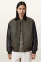 Куртка-бомбер AllSaints MYLER кожа коричневый M014LC