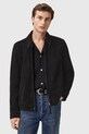 AllSaints kurtka zamszowa RHONE nieocieplane czarny M011LD