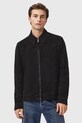 AllSaints kurtka zamszowa RHONE czarny M011LD