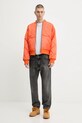 adidas Originals kurtka bomber dwustronna Rev Bomber KR7618 szary AW25