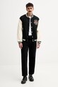 Guess Jeans kurtka bomber z dodatkiem wełny M5BL1E.WEI02 czarny AW25