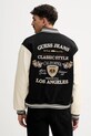 Odzież Guess Jeans kurtka bomber z dodatkiem wełny M5BL1E.WEI02 czarny