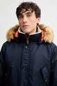 Guess Jeans parka granatowy M5BL10.WHAA2