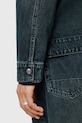 AllSaints kurtka jeansowa CASTLEFORD granatowy M029OD