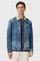 AllSaints kurtka jeansowa ROTHWELL bez kaptura niebieski M030OD