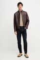Trussardi kurtka skórzana R301M000004N brązowy AW25