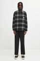 Carhartt WIP kurtka z dodatkiem wełny Brennan Shirt Jac I035324.34JXX