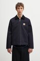 Carhartt WIP kurtka bawełniana Detroit Jacket bez kaptura granatowy I015264.0DI01