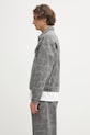 Carhartt WIP giacca di jeans Duck Helston Jacket I033766.2I30H grigio AW25