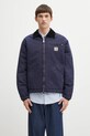 Carhartt WIP kurtka bawełniana OG Detroit Jacket bez kaptura granatowy I035614.0DI4O