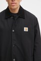 Хлопковая куртка Carhartt WIP Webster Coat чёрный I035618.0