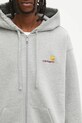 Carhartt WIP bluza Hooded American Script Jacket szary I033063.V6XX