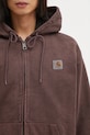 Carhartt WIP bluza bawełniana Hooded Vista Jacket brązowy I029524.33HGD