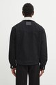 Ρούχα Τζιν μπουφάν Aries Sherpa Denim Car Coat AR7120004 μαύρο