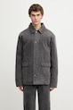 Daily Paper kurtka bawełniana Monogram Workwear bez kaptura szary 2523035