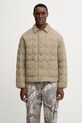 Maison Kitsuné giacca Quilted transitorio beige PM02104WW9067