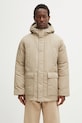 Maison Kitsuné kurtka Quilted Parka pozostałe beżowy PM02212WW9070