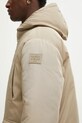 Maison Kitsuné kurtka Quilted Parka beżowy PM02212WW9070