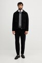 Trussardi kurtka z dodatkiem wełny R003M000018N czarny AW25