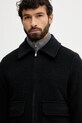 Trussardi kurtka z dodatkiem wełny R003M000018N czarny