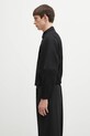 Ader Error kurtka z dodatkiem wełny JACKET BO01FWJK0106BK czarny AW25