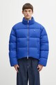 Ader Error kurtka puchowa PUCH bez kaptura niebieski BO42FYDW0101BL