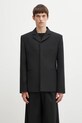 032C marynarka z dodatkiem wełny Suit regular czarny F25.MRW.2001.000