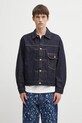 Wacko Maria kurtka jeansowa Trucker Jacket nieocieplane niebieski 25FW.WMO.BL20