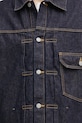 Wacko Maria geacă jeans Trucker Jacket albastru 25FW.WMO.BL20